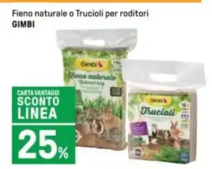 Iper La Grande Fieno naturale o Trucioli per roditori GIMBI offerta