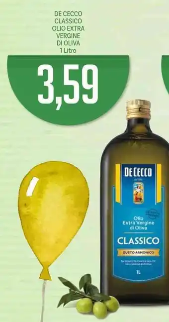 Supermercati Piccolo De Cecco Classico Olio Extra Vergine Di Oliva 1 Litro offerta