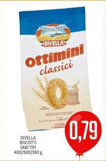 Supermercati Piccolo Divella Biscotti Vari Tipi 400/300/350 g offerta
