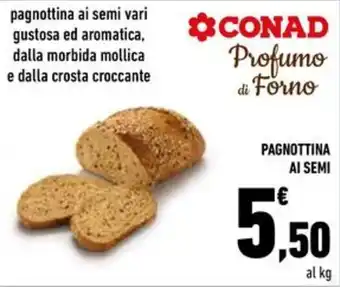 Conad PAGNOTTINA AI SEMI offerta