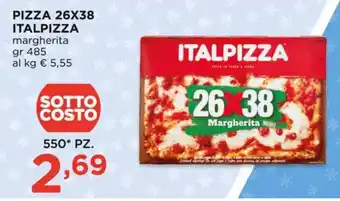 Alì Supermercati PIZZA 26X38 ITALPIZZA margherita gr 485 offerta
