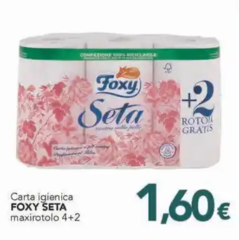 Altasfera Carta igienica FOXY SETA maxirotolo 4+2 offerta