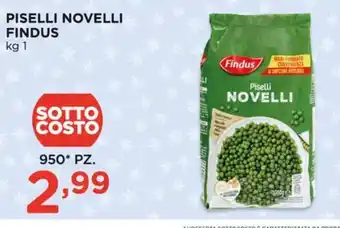 Alì Supermercati PISELLI NOVELLI FINDUS kg 1 offerta