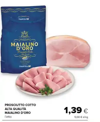 PROSCIUTTO COTTO ALTA QUALITÀ MAIALINO D'ORO