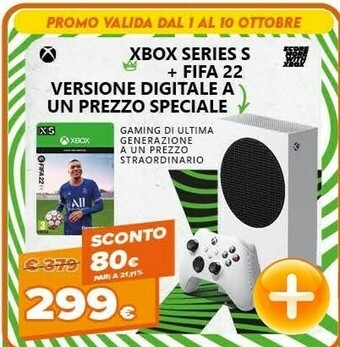 Expert Microsoft Xbox Series S + Fifa 22 offerta