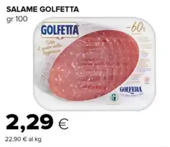 Tigre SALAME GOLFETTA gr 100 offerta
