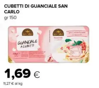 CUBETTI DI GUANCIALE SAN CARLO gr 150
