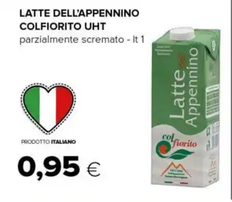Tigre LATTE DELL'APPENNINO COLFIORITO UHT parzialmente scremato - It 1 offerta