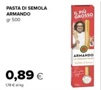 Tigre PASTA DI SEMOLA ARMANDO gr 500 offerta