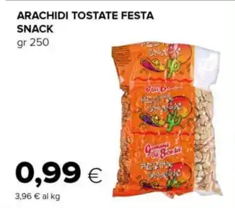 Tigre ARACHIDI TOSTATE FESTA SNACK gr 250 offerta