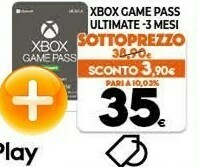 Expert Microsoft Xbox Game Pass Ultimate - 3 Mesi offerta