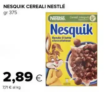 Tigre NESQUIK CEREALI NESTLÉ gr 375 offerta