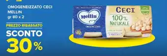 Tigre OMOGENEIZZATO CECI MELLIN gr 80 x 2 offerta