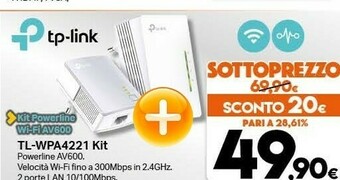 Expert Tp Link TL-WPA4221 Kit offerta