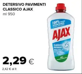Tigre DETERSIVO PAVIMENTI CLASSICO AJAX ml 950 offerta