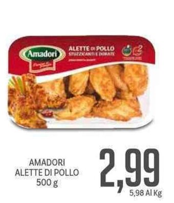 Supermercati Piccolo Amadori Alette Di Pollo 500 g offerta