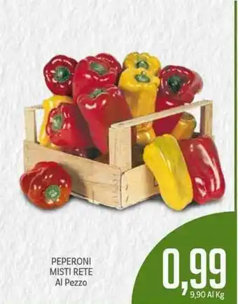 Supermercati Piccolo Peperoni Misti Rete AL Pezzo offerta