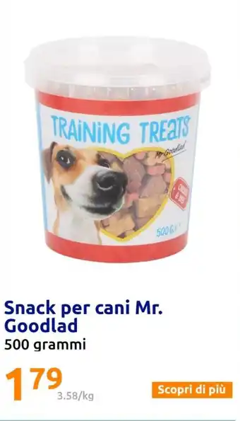 Action Snack per cani Mr. Goodlad 500 grammi offerta