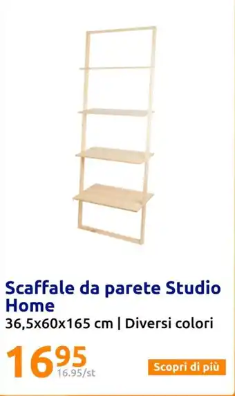 Action Scaffale da parete Studio Home 36,5x60x165 cm | Diversi colori offerta