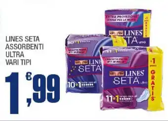 Splendidi e Splendenti LINES SETA ASSORBENTI ULTRA VARI TIPI offerta