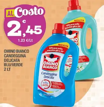 Splendidi e Splendenti OMINO BIANCO CANDEGGINA DELICATA BLU/VERDE 2 LT offerta