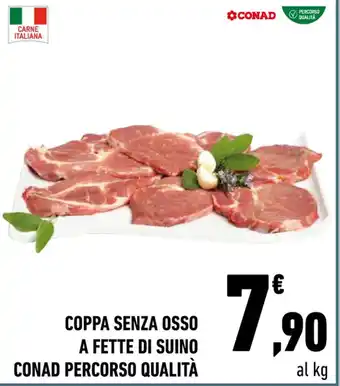 Conad City COPPA SENZA OSSO A FETTE DI SUINO CONAD PERCORSO QUALITÀ offerta