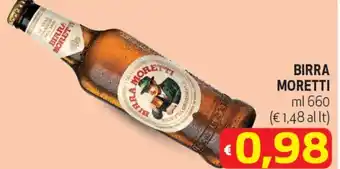 BIRRA MORETTI ml 660