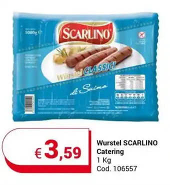 Wurstel SCARLINO Catering 1 Kg