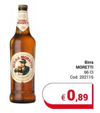 Centro Cash Birra MORETTI 66 Cl offerta