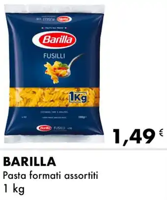 Iper Tosano BARILLA Pasta formati assortiti 1 kg offerta