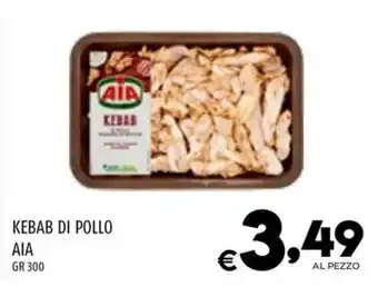 Il Centesimo KEBAB DI POLLO AIA GR 300 offerta