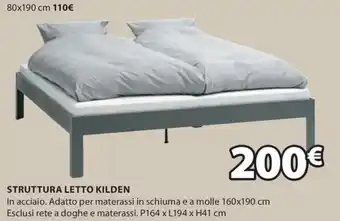 JYSK STRUTTURA LETTO KILDEN offerta