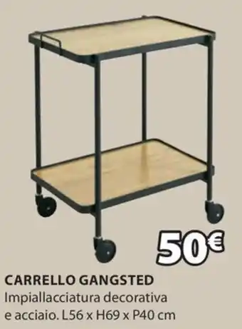 JYSK CARRELLO GANGSTED offerta