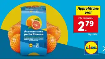 Arance rosse per la Ricerca