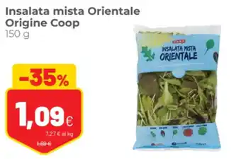 Coop famiglia cooperativa Insalata mista Orientale Origine Coop 150 g offerta
