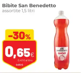 Bibite San Benedetto assortite 1,5 litri