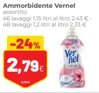 Ammorbidente Vernel assortito 46 lavaggi 1,15 litri