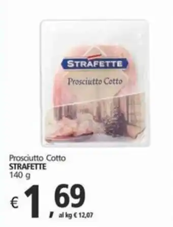 Alter Discount Prosciutto Cotto STRAFETTE 140 g offerta