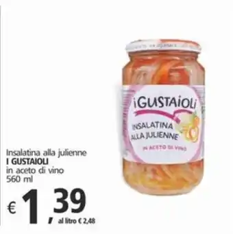 Insalatina alla julienne I GUSTAIOLI in aceto di vino 560 ml
