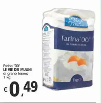 Farina "00" LE VIE DEI MULINI di grano tenero 1 kg