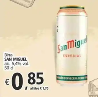 Alter Discount Birra SAN MIGUEL alc. 5,4% vol. 50 cl offerta