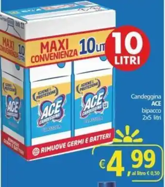 Alter Discount Candeggina ACE bipacco 2x5 litri offerta