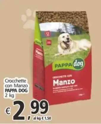 Alter Discount Crocchette con Manzo PAPPA DOG 2 kg offerta