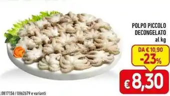 C+C maxigross POLPO PICCOLO DECONGELATO al kg offerta