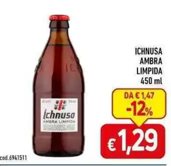 C+C maxigross ICHNUSA AMBRA LIMPIDA 450 ml offerta