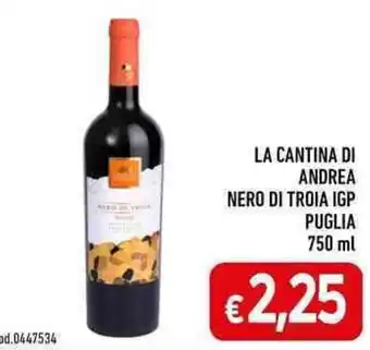 LA CANTINA DI ANDREA NERO DI TROIA IGP PUGLIA 750 ml
