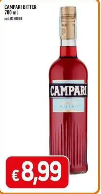 C+C maxigross CAMPARI BITTER 700 ml offerta