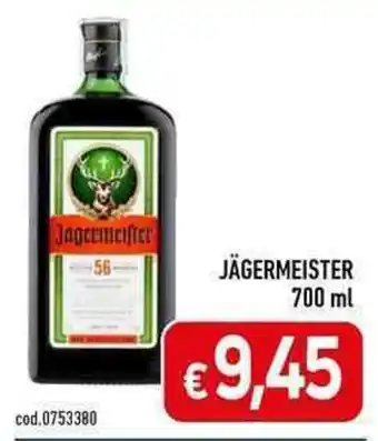 C+C maxigross JÄGERMEISTER 700 ml offerta