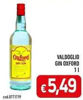 VALDOGLIO GIN OXFORD 1 L