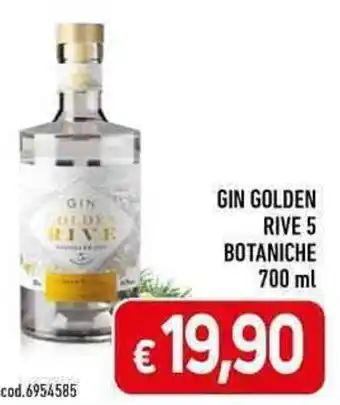 GIN GOLDEN RIVE 5 BOTANICHE 700 ml